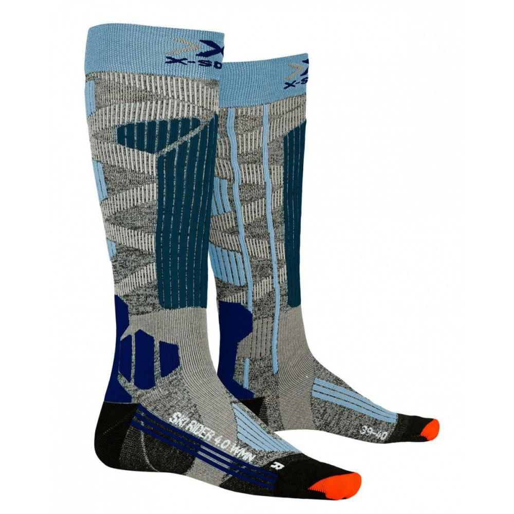 X-Socks Шкарпетки  Ski Rider 4.0 Women 39-40 Сірий/Синій (1068-XS-SSKRW19W 39-40 G2) - зображення 1