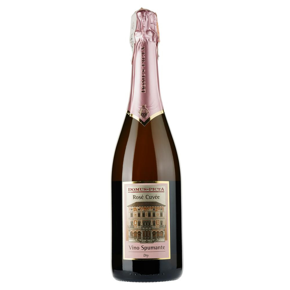 Domus-pictA Вино ігристе  Rose Cuvee Dry рожеве сухе 0.75 л 11.5% (8057438300075) - зображення 1