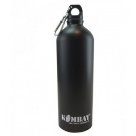 Kombat Aluminium Water Bottle 1 л Black (kb-awb1000-blk)