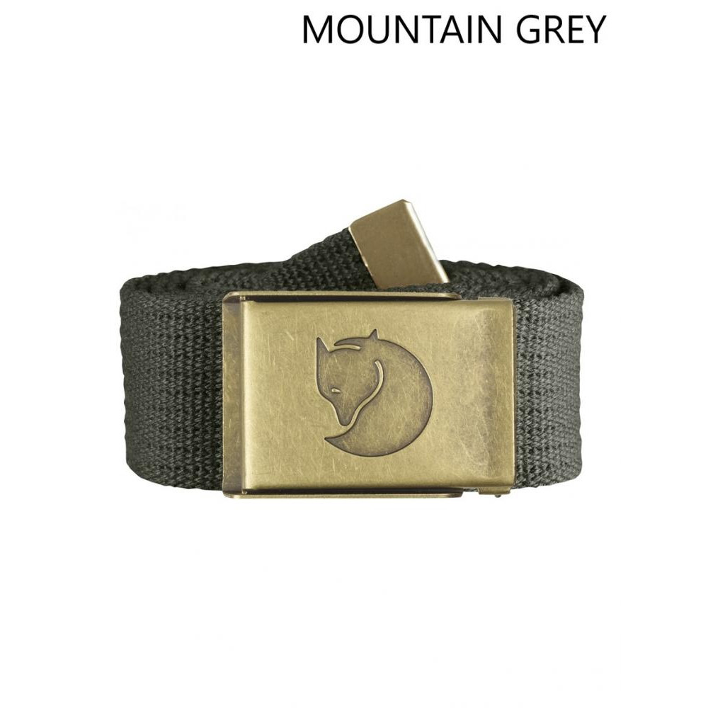 Fjallraven Ремінь  Canvas Brass Belt 4см Mountain Grey (77297.032) - зображення 1