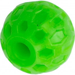Agility Іграшка для собак  м'яч з отвором 4 см зелена (4820266660789)