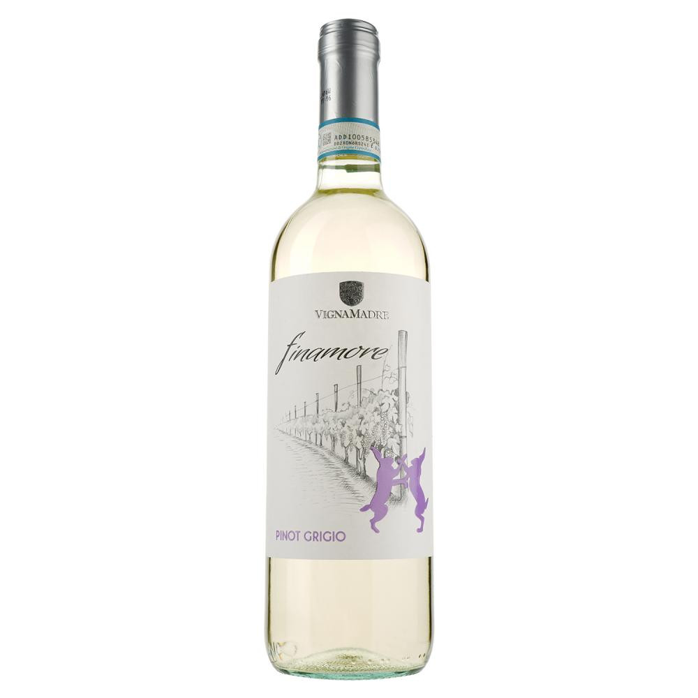VignaMadre Вино  Finamore Pinot Grigio delle Venezie DOC сухе біле 0.75 л 12% (8058150740415) - зображення 1