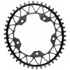 absolute BLACK Зірка шатунів + болті  Gravel 1X Oval 110/4 50T Black (AB GROV50/110/4BK) - зображення 1