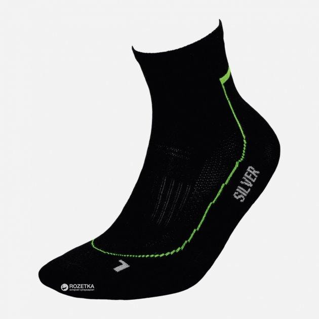 InMove Шкарпетки  Runner Deodorant Silver 44-46 Black/Green (1026-rdsblackgreen4446) - зображення 1