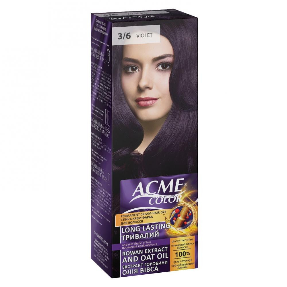 Acme color Крем-фарба  Color EXP Фіолетовий 3/6 115 мл (4823115500045) - зображення 1