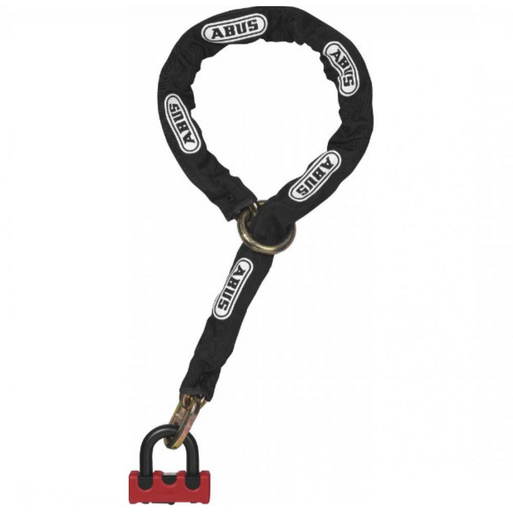 ABUS Замок із ланцюгом  67/10KS120 Granit Power XS Loop Chain Red (1007-597152) - зображення 1