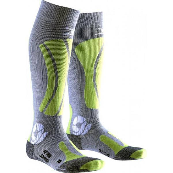 X-Socks Шкарпетки  Apani® Socks Wintersports Junior 27-30 Сірий/Зелений (1068-AP-WS03W21J 27-30 B0) - зображення 1