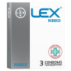Lex Презервативи LEX Ribbed 3 шт (4820144770418) - зображення 1