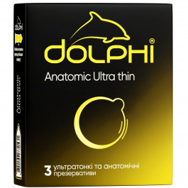 DOLPHI Презервативи DOLPHI Анатомічні надтонкі 3 шт (4820144770531)