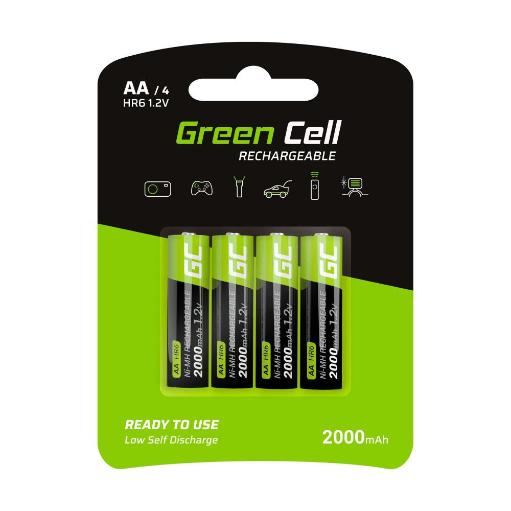 Green Cell HR6/AA 2000 mAh - 4 шт. - зображення 1