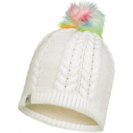   Buff Шапка  Khitted & Full Fleece Hat Hat Nina White (1033-BU 123544.000.10.00)