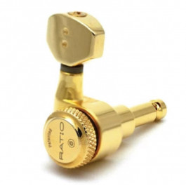 Graph Tech PRL-8721-G0 Electric Locking 6 In-line C0ntemporary Mini Gold 2 Pin