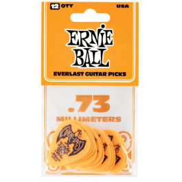 Ernie Ball Медиаторы P9190 Orange Everlast Guitar Player's Pack 0.73 mm (12 шт.)