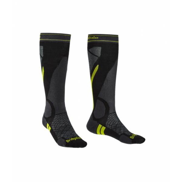 Bridgedale Шкарпетки  Ski LW Black/Lime M (1053-710550.137.M) - зображення 1