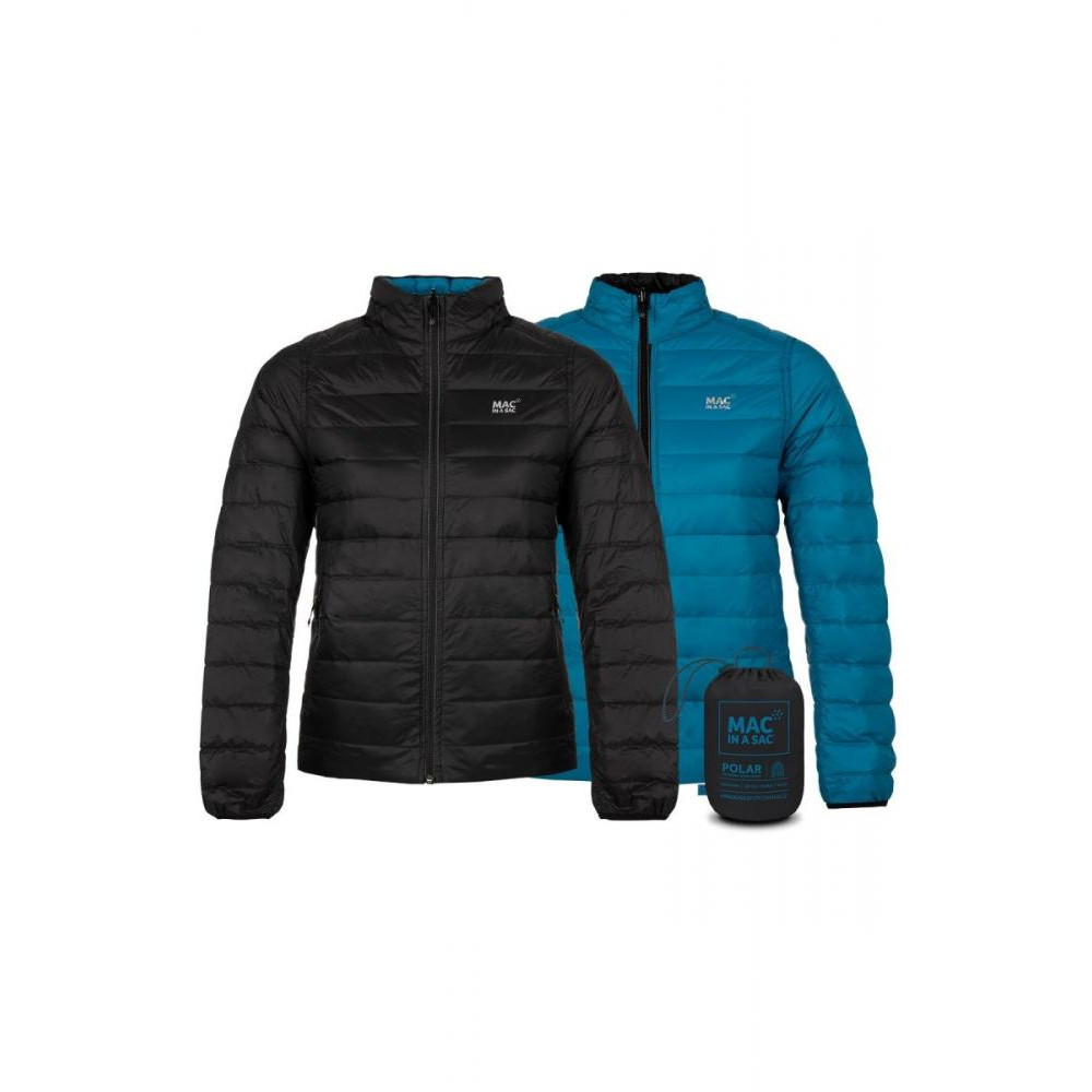 Mac in a Sac Куртка  Polar Reversible Down Jacket Wms Black/Teal XXL (1026-1190JB/TL 18) - зображення 1