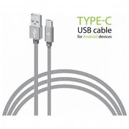 Intaleo CBGNYT1 USB Type-C 1m Grey (1283126489136)