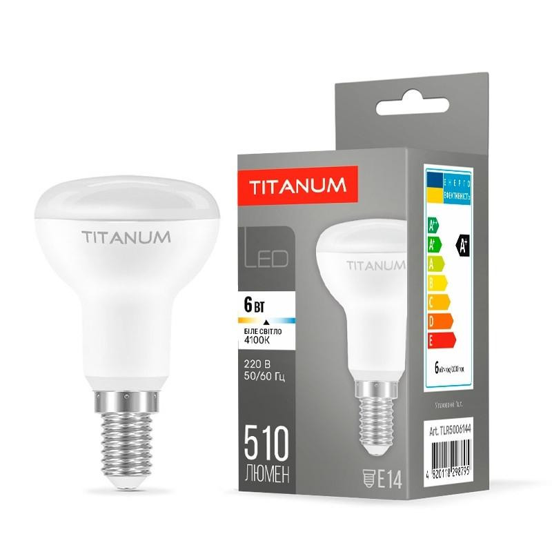 TITANUM LED R50 6W E14 4100K (TLR5006144) - зображення 1