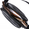 Vintage Шкіряна невелика чоловіча сумка-планшет чорного кольору з ремінцем на плече  (20370) - зображення 4