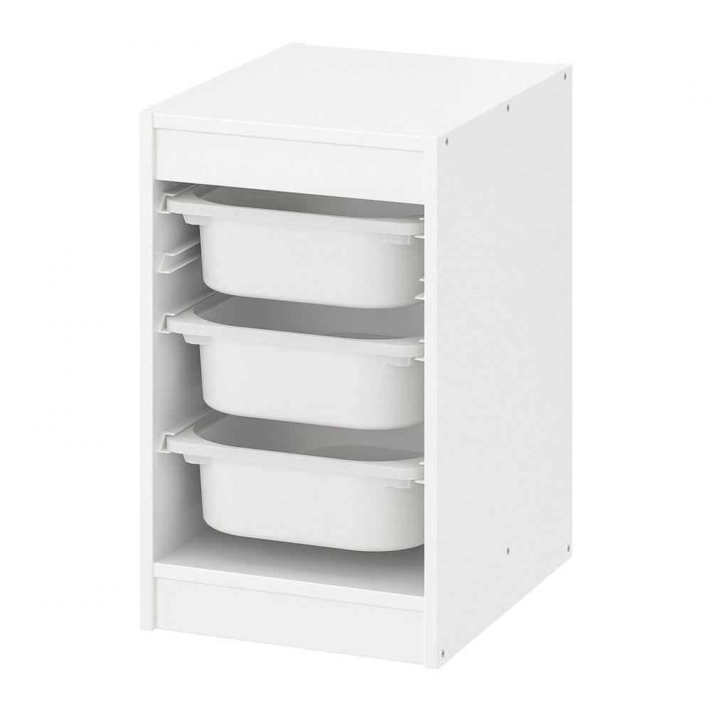 IKEA TROFAST (794.804.50) стелаж з контейнерами, білий / білий - зображення 1