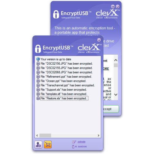 ClevX Шифрование USB носителей подписка на 1 год, PERSONAL (1 накопитель) (EU_1dev) - зображення 1