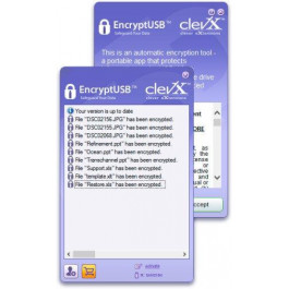 ClevX Шифрование USB носителей подписка на 1 год, PERSONAL (1 накопитель) (EU_1dev)