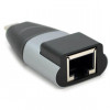 Voltronic Power USB-C to Ethernet Black (YT-A-TYPE-C(M)/RJ-45(F)-B) - зображення 1