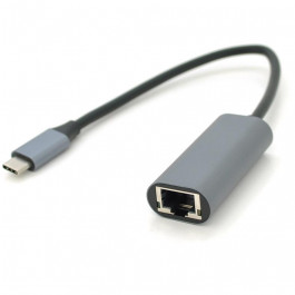 Voltronic Power USB-C to Ethernet Gray (YT-TYPE-C(M)/RJ-45(F)-G)