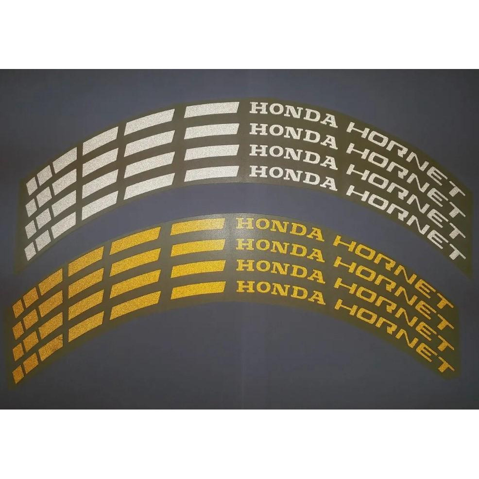 WM Наклейки на обід колеса WM Honda Hornet Gold - зображення 1