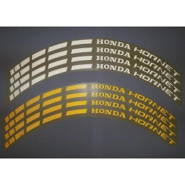 WM Наклейки на обід колеса WM Honda Hornet Gold