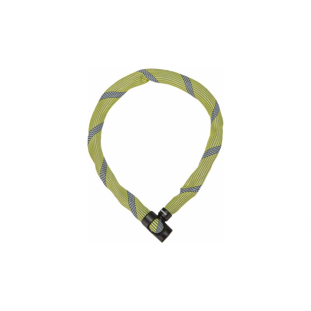 ABUS Замок із ланцюгом ABUS 7210/110 IvyTex Racing Yellow - зображення 1