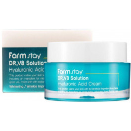 FarmStay Крем для лица  DR.V8 Solution Cream Hyaluronic Восстанавливающий с гиалуроновой кислотой 50 мл (8809