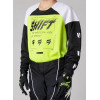 SHIFT Дитяча мото джерсі SHIFT YOUTH WHITE LABEL FLAME JERSEY Flo Yellow M - зображення 1