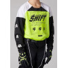 SHIFT Дитяча мото джерсі SHIFT YOUTH WHITE LABEL FLAME JERSEY Flo Yellow M - зображення 3