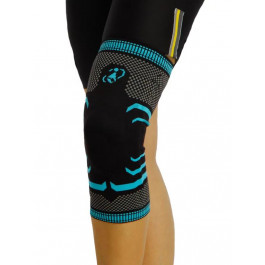 Morsa Cyberg Бандаж трикотажний на колінний суглоб з гнучкою фіксацією  Чорний розмір XXL 1 шт (8698811082777)