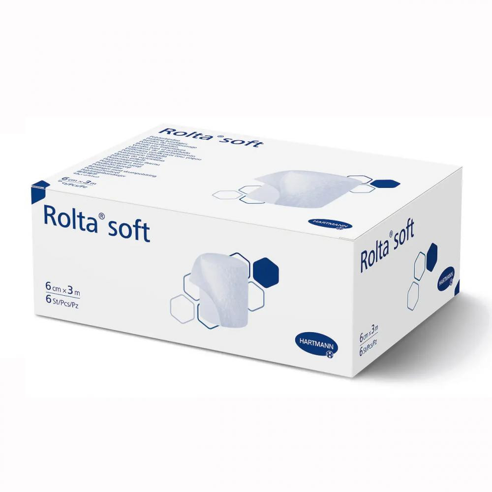 Hartmann Підкладочні бинти Rolta® soft / Ролта софт, 6см х 3м - зображення 1