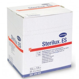 Hartmann Марлеві серветки Sterilux® ES, 7,5см х 7,5см, стерильні, 25х2шт
