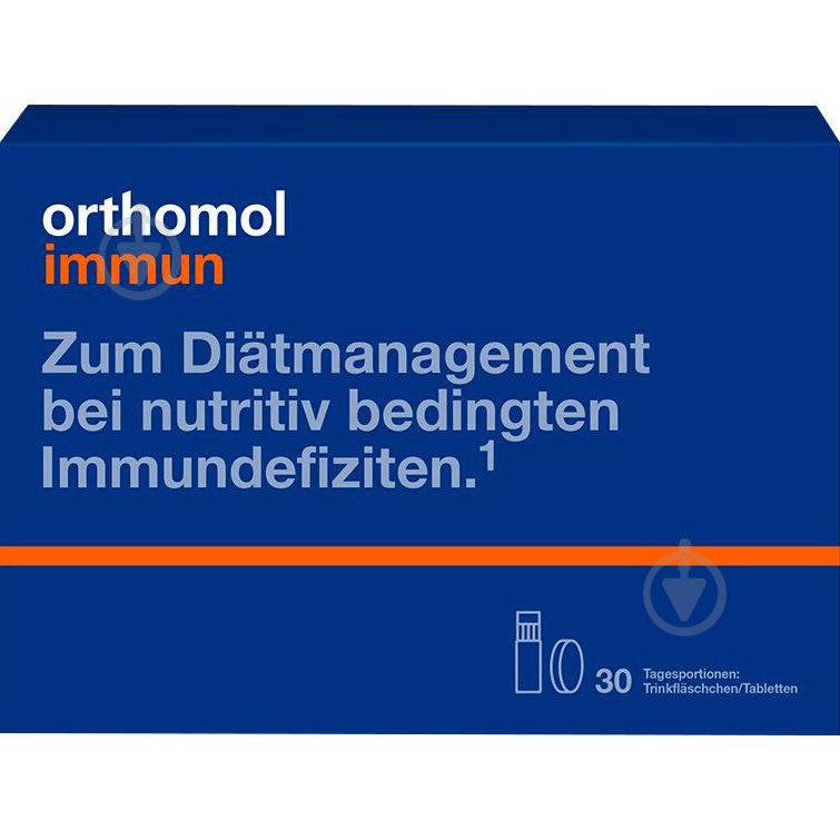 Orthomol Immun  флакони + таблетки курс 30 днів 30 шт./уп. - зображення 1