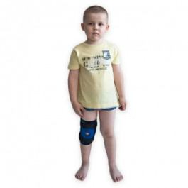 Алком Бандаж на колінний суглоб зі спіральними ребрами жорсткості неопреновий, Алком, розмір 4 Kids