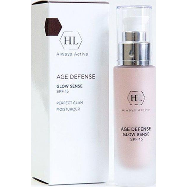 Holy Land Cosmetics Увлажняющий крем  Age Defense Glow Sense SPF 15 50 мл (7290101328742) - зображення 1