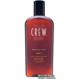 American Crew Средство по уходу за волосами и телом  3-in-1 Shampoo Conditioner And Body Wash 450 мл (738678251416