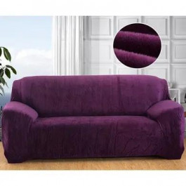 Homytex Чохол на 4-місний диван замша-мікрофібра  Фіолетовий, Фіолетовий (6-12609)