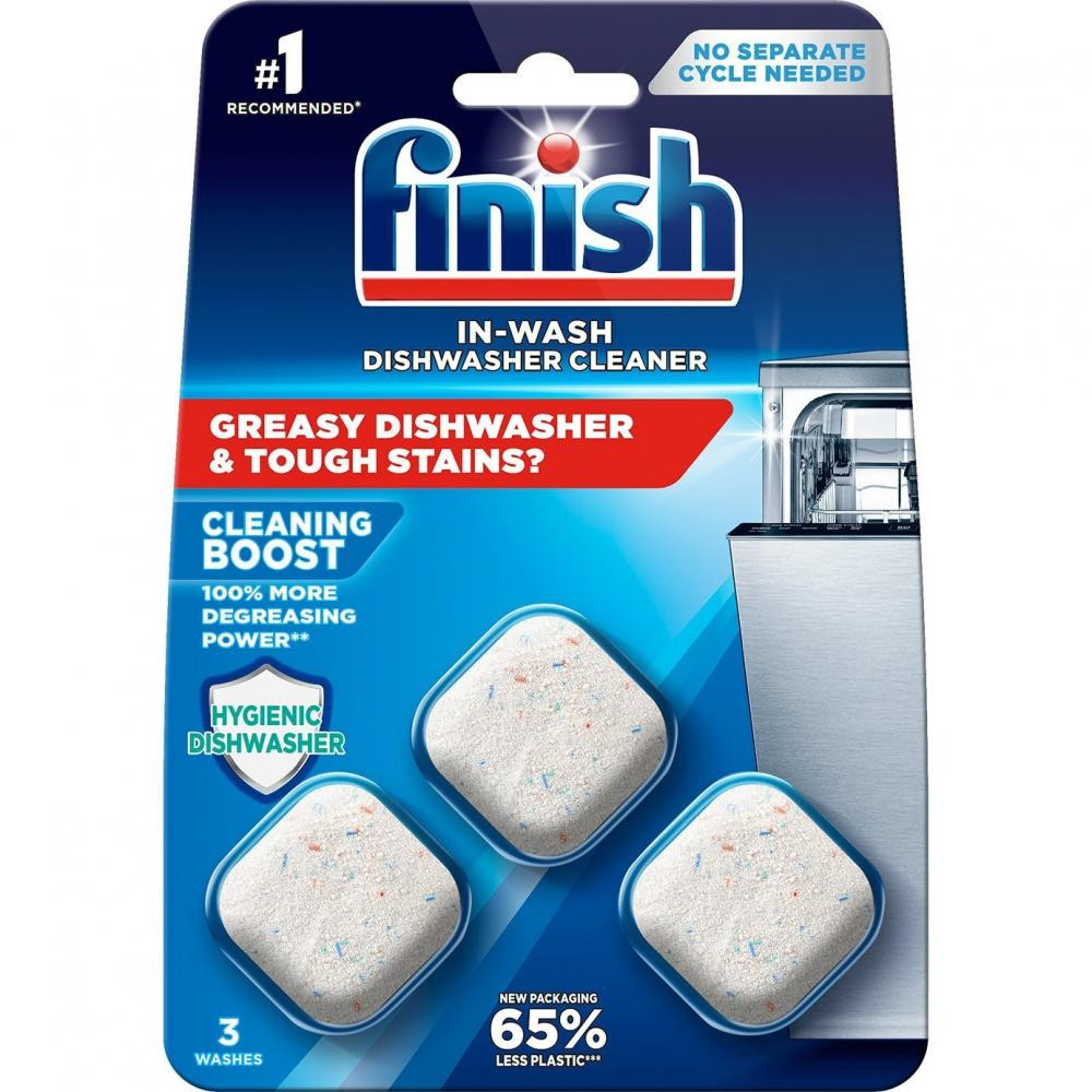 Finish Очищувач для посудомийних машин Dishwasher Cleaner 3 шт (5900627073003) - зображення 1