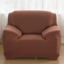 Homytex Чохол для крісла еластичний  Коричневий (Цегельний), Світло коричневий (6-12190)