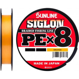 Sunline Siglon PE X8 / Orange / #1.2 / 0.187mm 150m 9.2kg