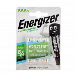 Energizer AAA 800mAh NiMh 4шт Recharge Extreme (7638900416879)