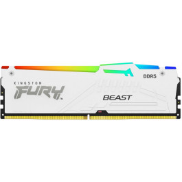 Kingston FURY 32 GB DDR5 6000 MHz Beast RGB White (KF560C40BWA-32)