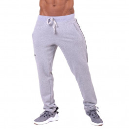 NEBBIA Чоловічі спортивні штани  Side Stripe Retro Joggers 154 - розмір M/сірий