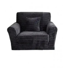 Homytex Чохол на крісло велюровий  Темно-сірий, Темно-сірий (HT-384831)
