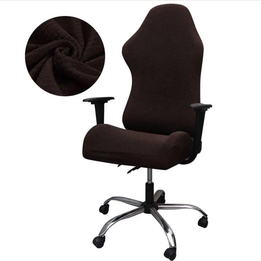 Homytex Чохол на офісне крісло  Водовідштовхувальний 50х70 см, Кава (HT-256041) - зображення 1