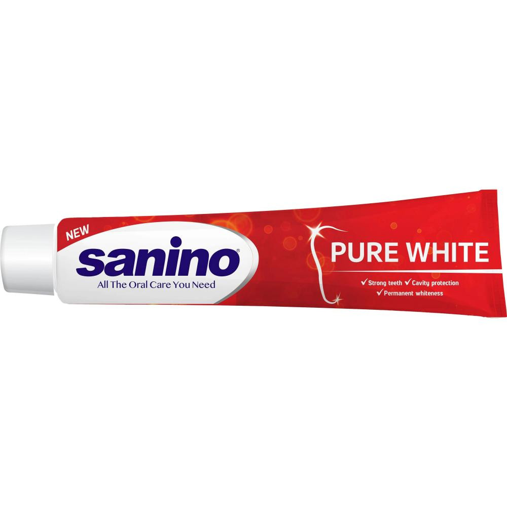 Sanino Зубна паста  Pure White Відбілювальна 50 мл - зображення 1